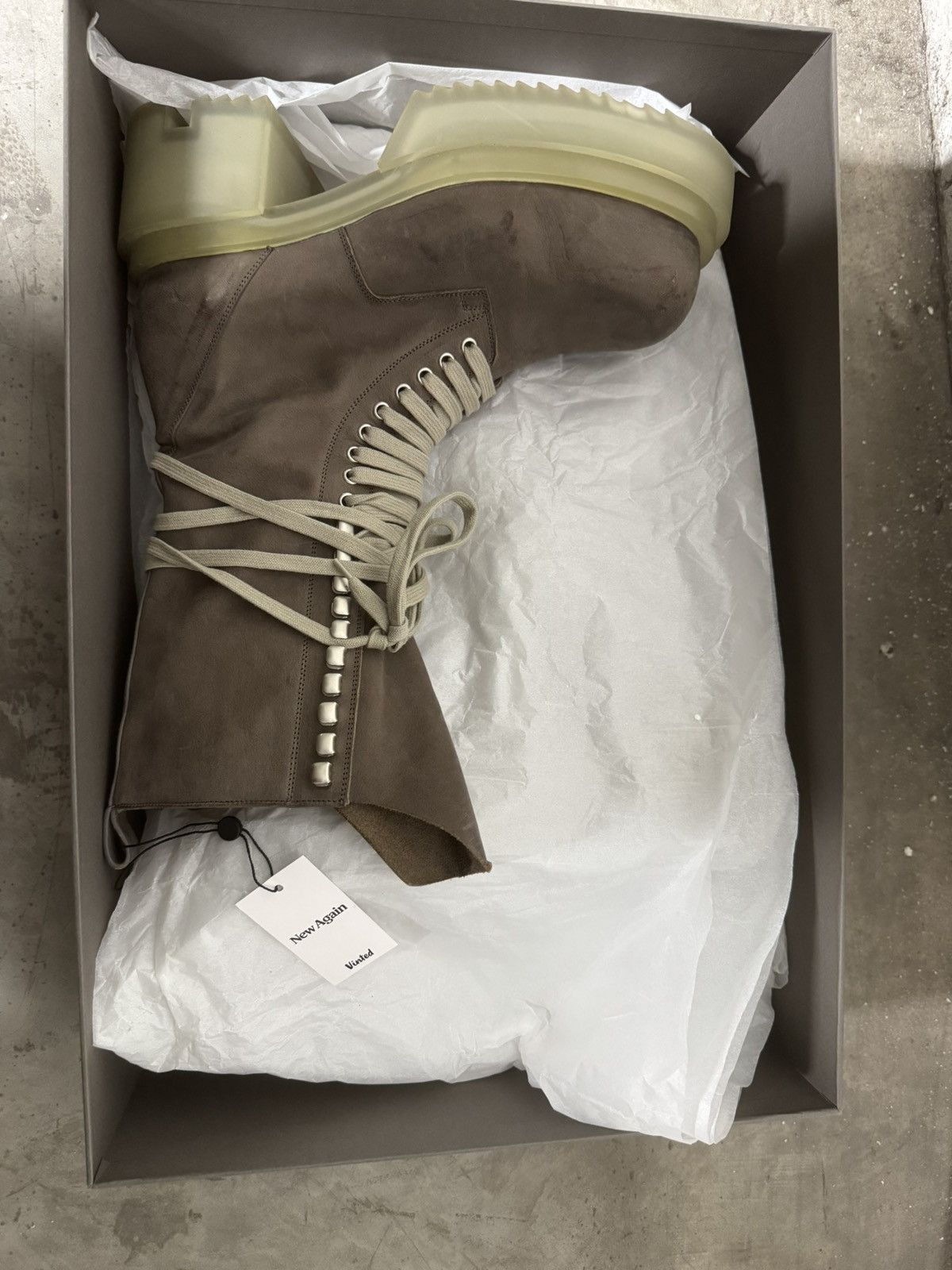 Rick Owens Rick Owens Army bogun 44 UK10.5 Sample 1/1 mega laced Size US 10.5 / EU 43-44 - 19 Thumbnail