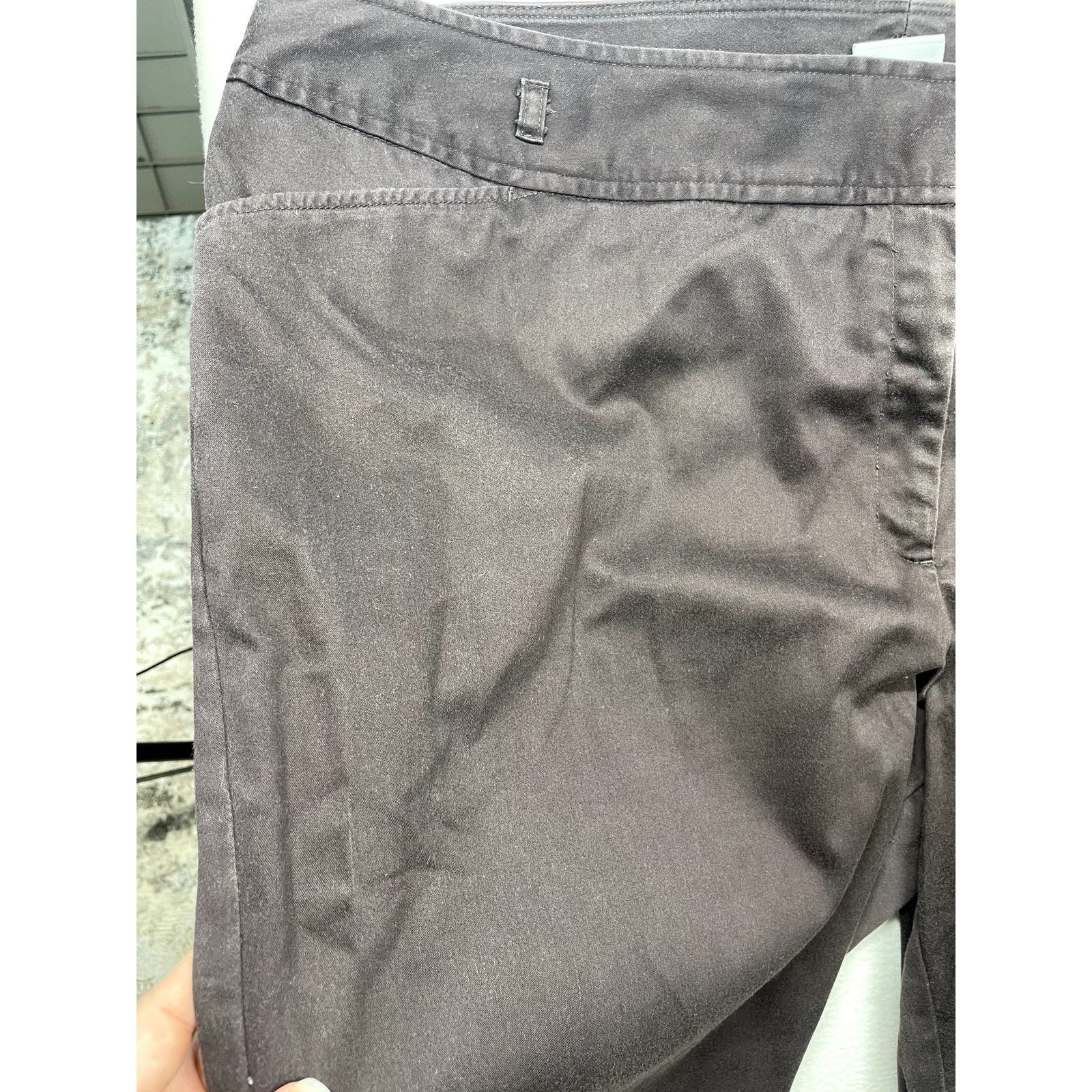 Worthington Worthington Womens Brown Plus-Size Capris - Size 22W Size 22" - 2 Thumbnail