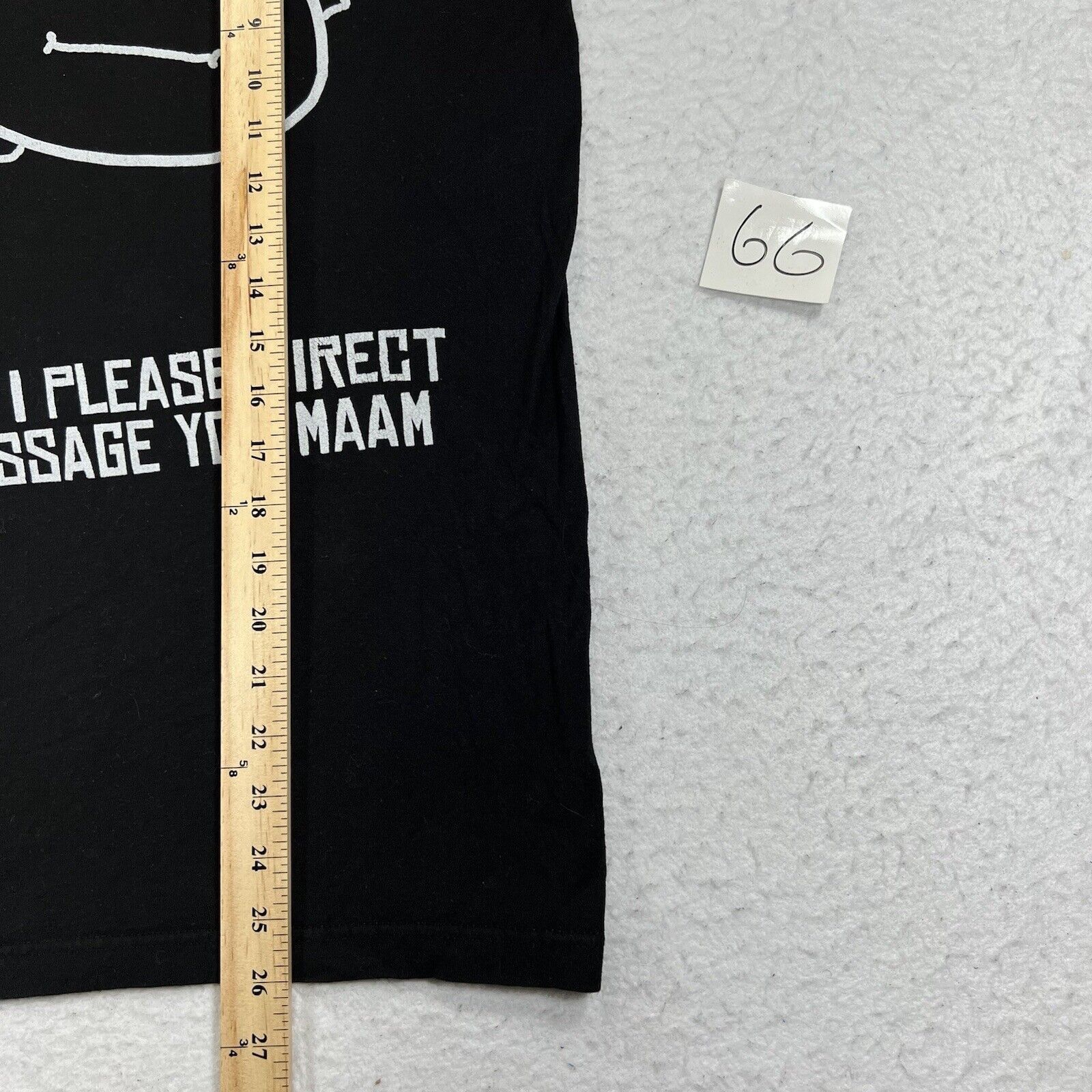 Tultex May I Please Direct Message You Ma'am Small Graphic T Shirt Size US S / EU 44-46 / 1 - 12 Thumbnail
