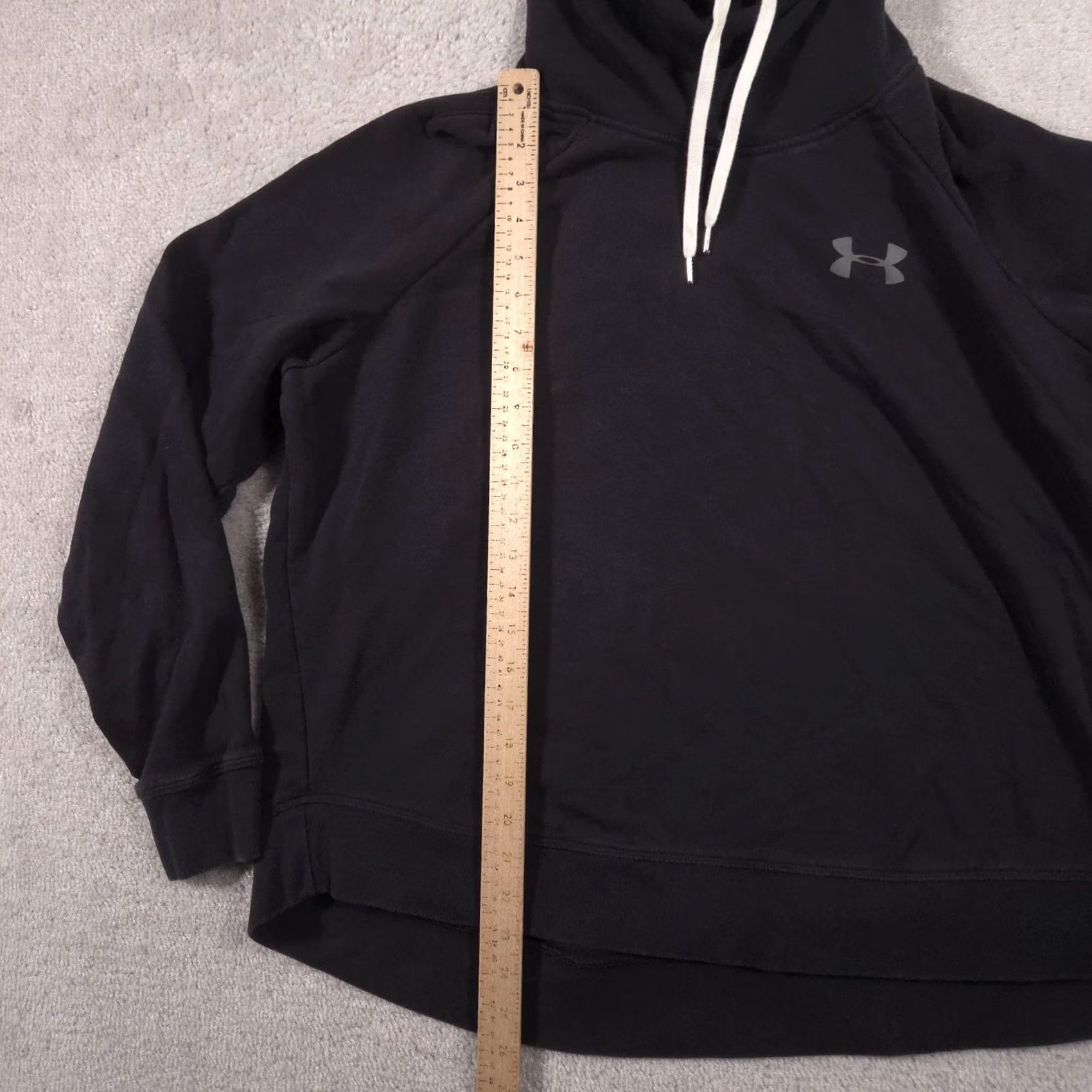 Under Armour Under Armour Hoodie Womens 2XL Black Pullover Sweatshirt Fleece Logo Athletic Hoodie Sweatshirt Size XXL / US 16-18 / IT 52-54 - 6 Thumbnail