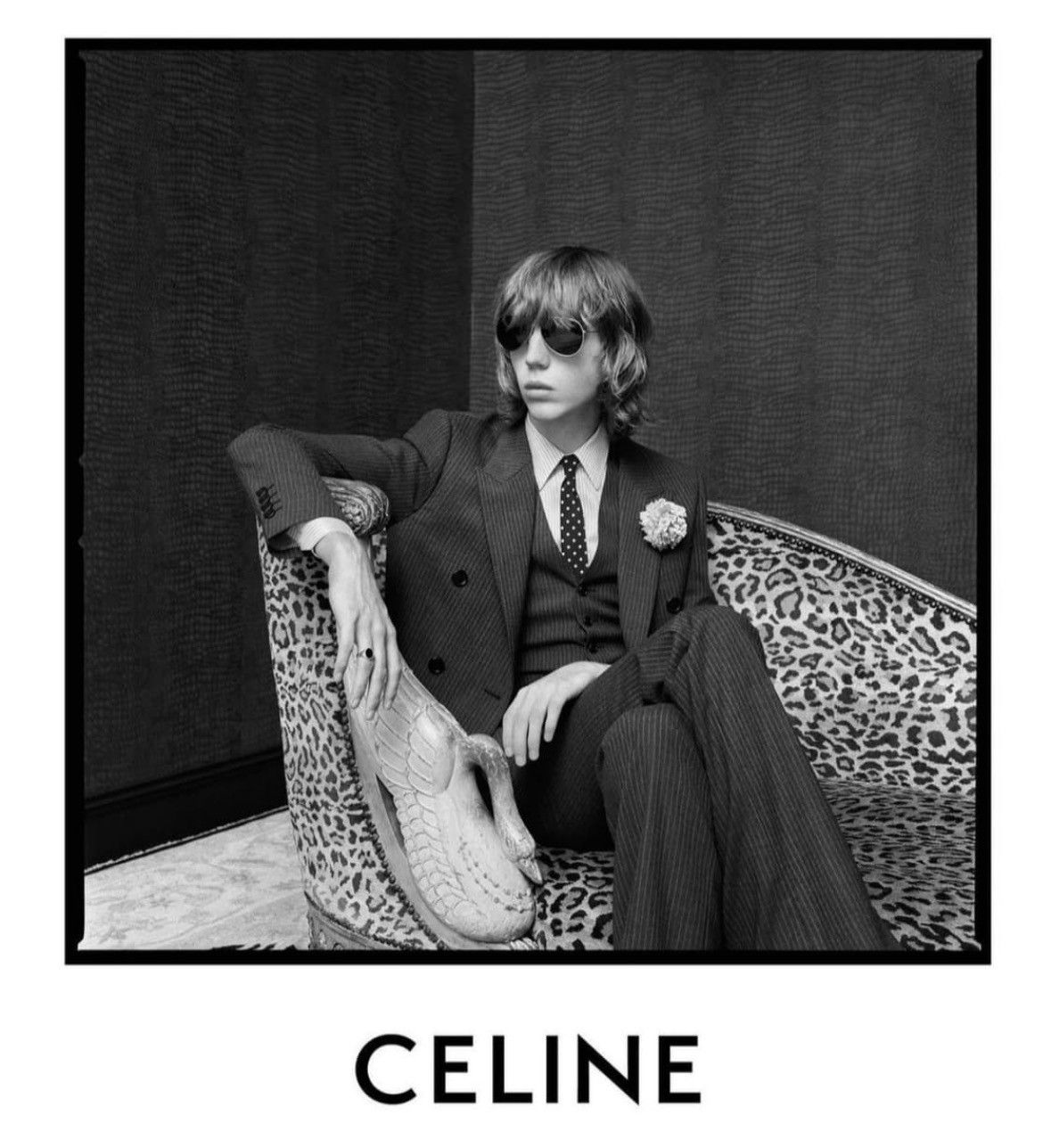 Celine Celine 20SS pinstriped suit vest sz44 Size 44R - 2 Thumbnail