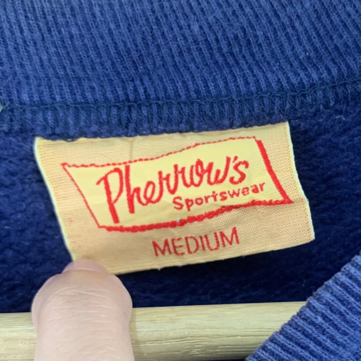 Vintage Vtg PHERROWS SPORTSWEAR Man On The Moon Sweatshirt REM Size US M / EU 48-50 / 2 - 8 Thumbnail