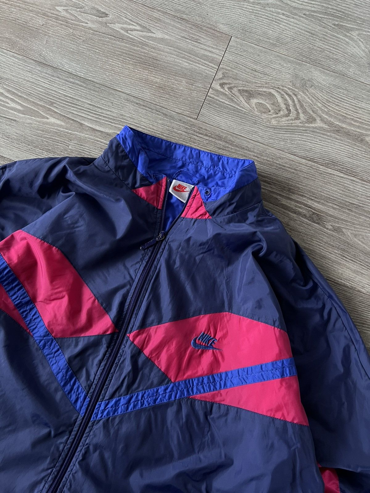 Nike × Vintage ‼️Vintage Nike Archival 90s Windbreaker Olympic Zip Jacket‼️ Size US XL / EU 56 / 4 - 8 Thumbnail
