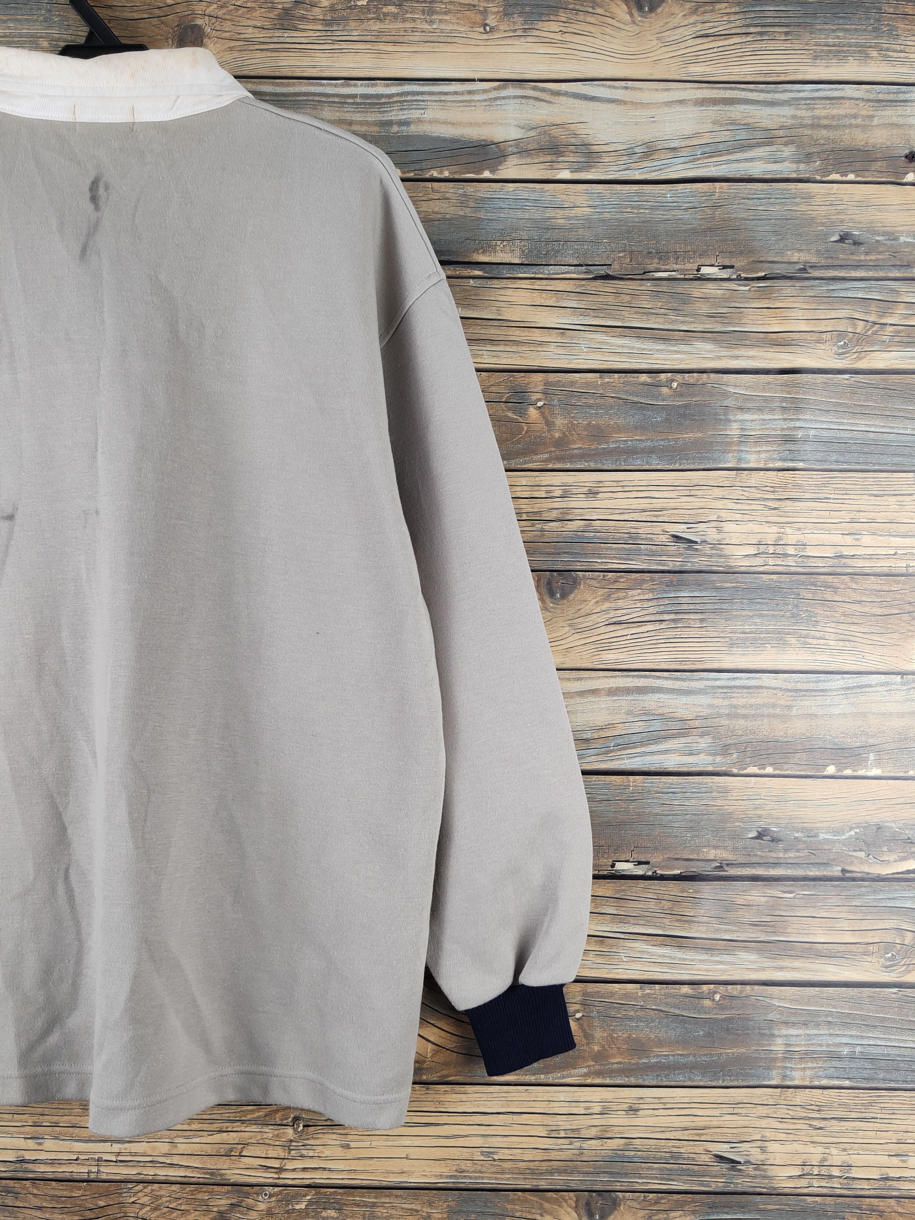 Vintage DL Malt's vintage Navy Beige Sweatshirts #2497 Size US M / EU 48-50 / 2 - 10 Thumbnail