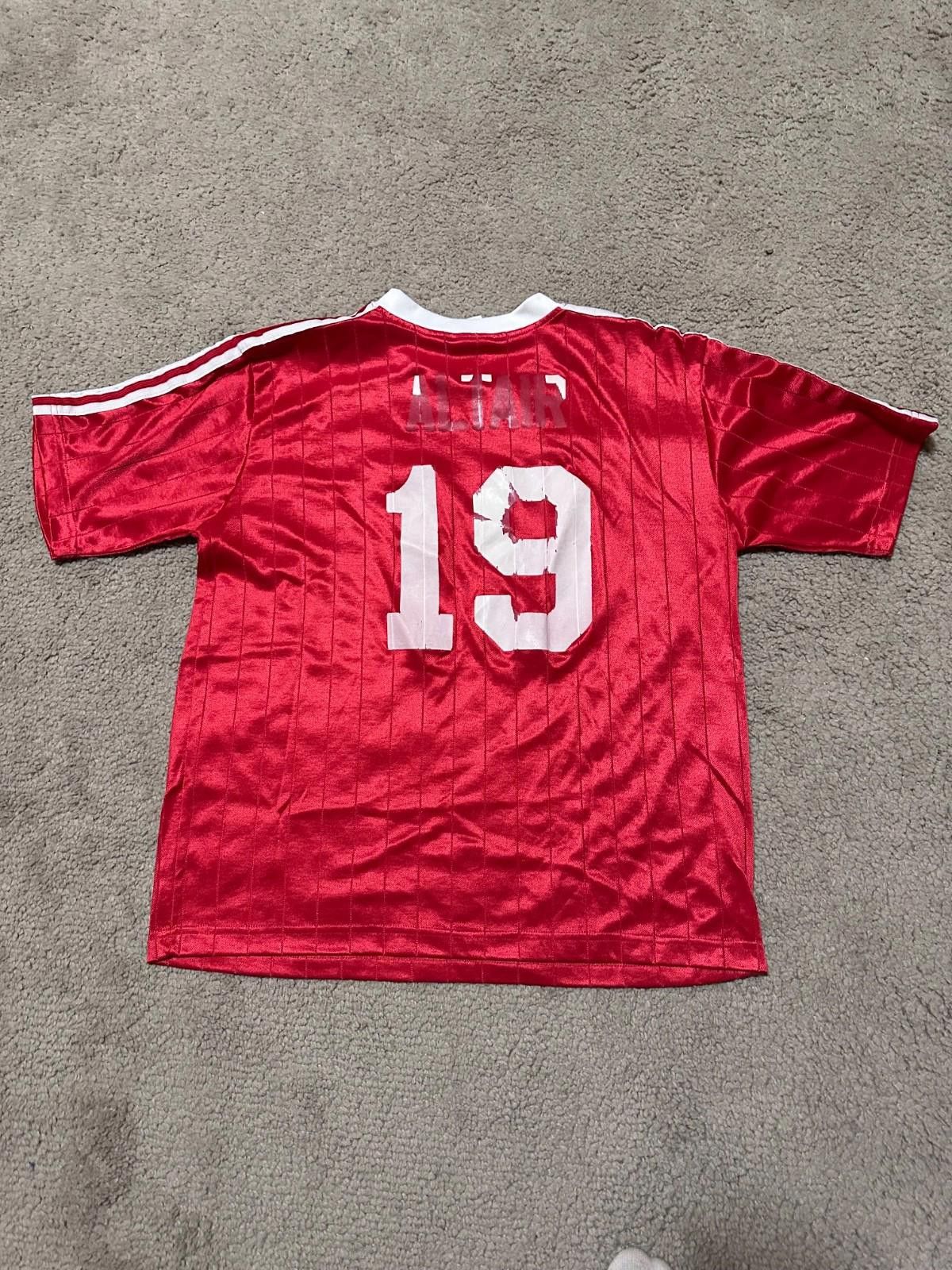 Adidas VINTAGE ADIDAS FOOTBALL SOCCER JERSEY SZ L Made In USA Size US L / EU 52-54 / 3 - 6 Thumbnail