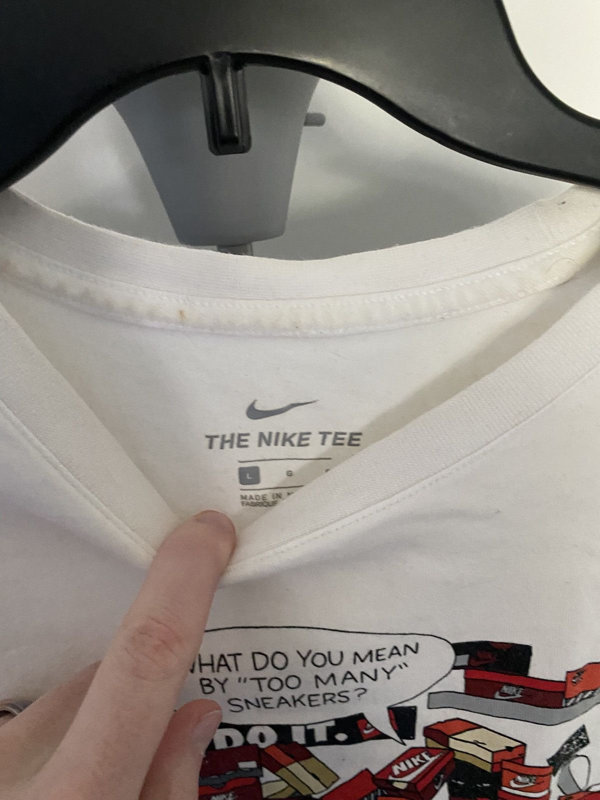 Nike Nike Shoes tee Size US L / EU 52-54 / 3 - 3 Thumbnail