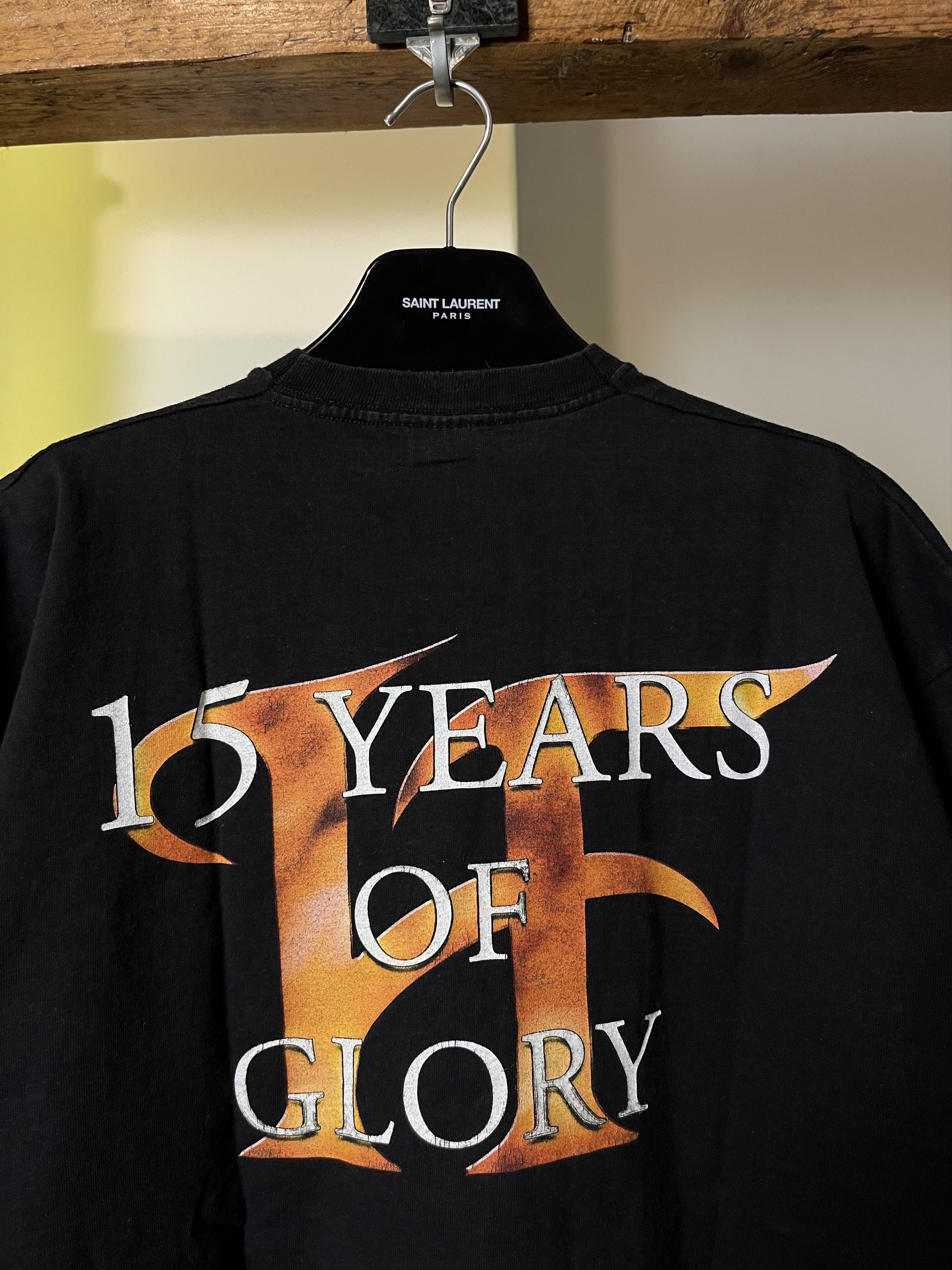 Band Tees × Vintage Vintage Hammerfall 15 Years Of Glory Rock Metal Size US XXL / EU 58 / 5 - 5 Thumbnail