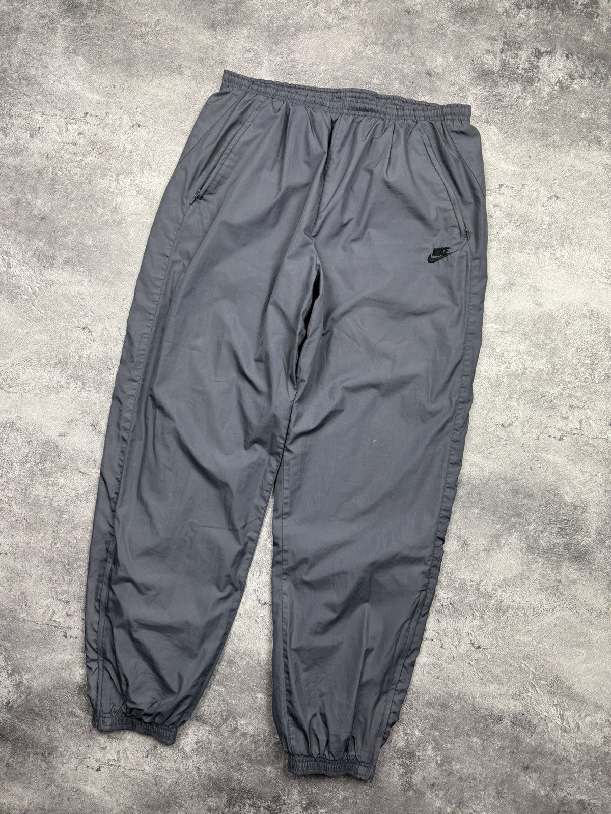Nike Vintage 90’s Nike Nylon Track Pants Drill Y2K Sweatpants Size US 34 / EU 50 - 2 Thumbnail