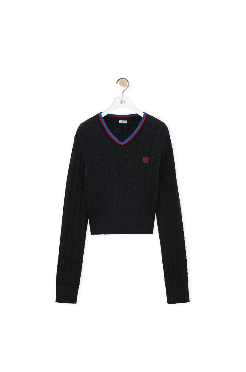 Loewe o1in1g0426 Sweater in Black Size M / US 6-8 / IT 42-44 - 1 Thumbnail