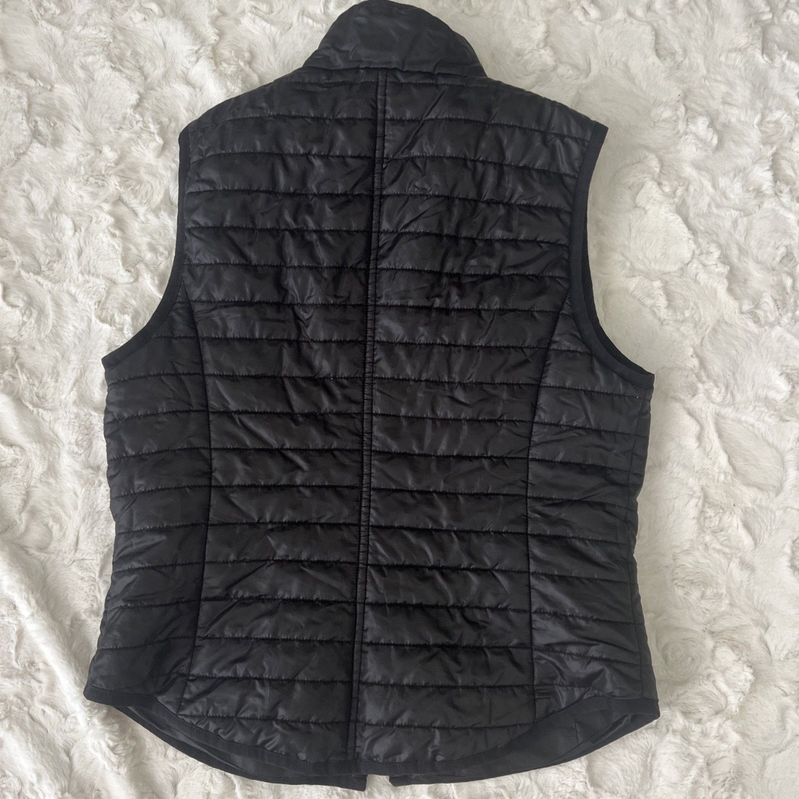 Michael Kors MICHAEL KORS Women's Puffer Vest Full Zip Size Med Black Size M / US 6-8 / IT 42-44 - 6 Thumbnail