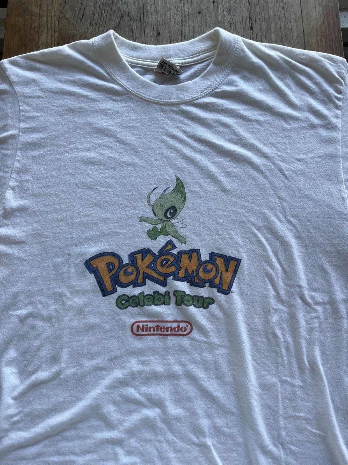 Nintendo × Pokemon × Vintage Vintage Pokemon Celebi Tour 2000’s Nintendo Tshirt Size US M / EU 48-50 / 2 - 3 Thumbnail