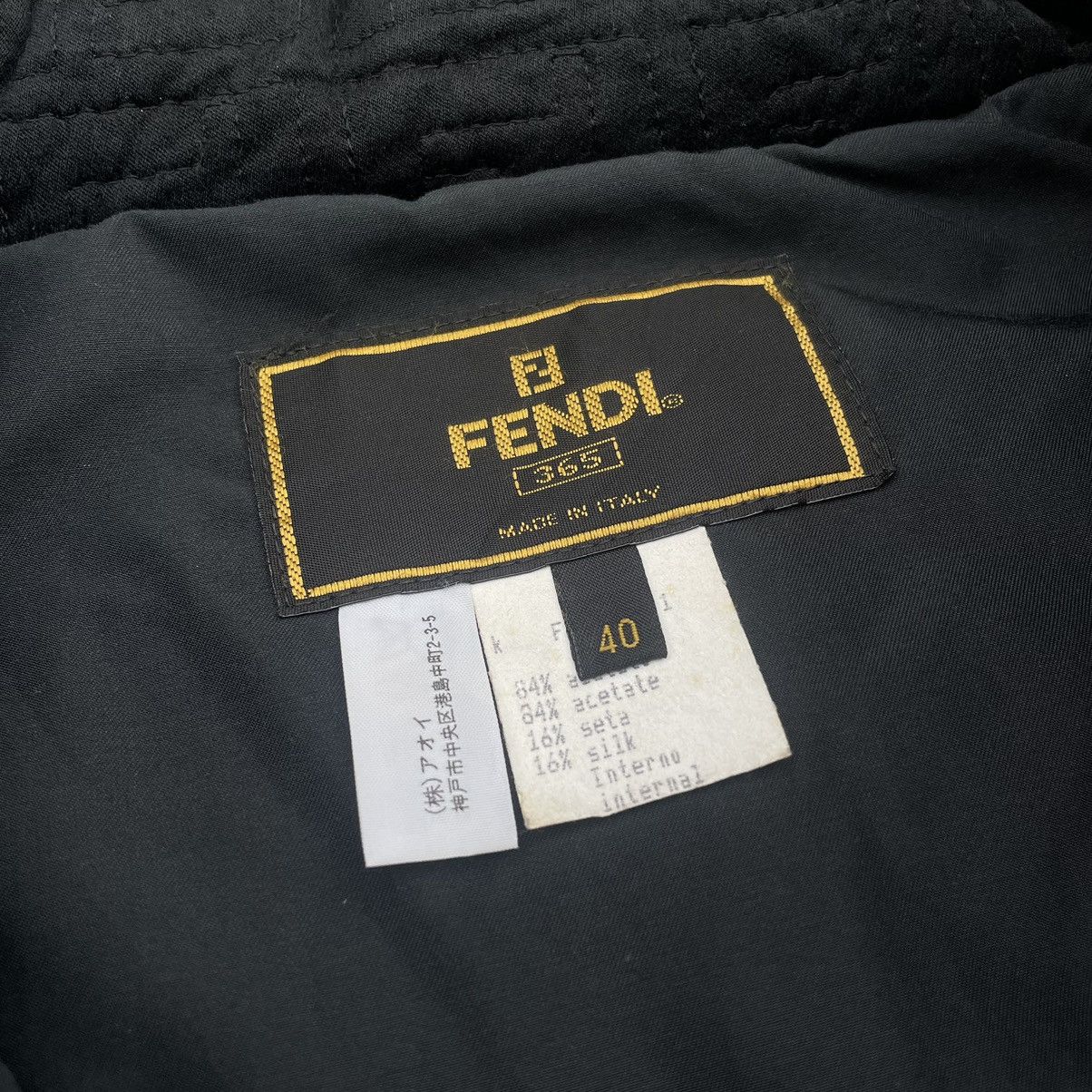 Fendi Vintage Fendi Quilted Monogram Puffer Jacket Size M / US 6-8 / IT 42-44 - 6 Thumbnail