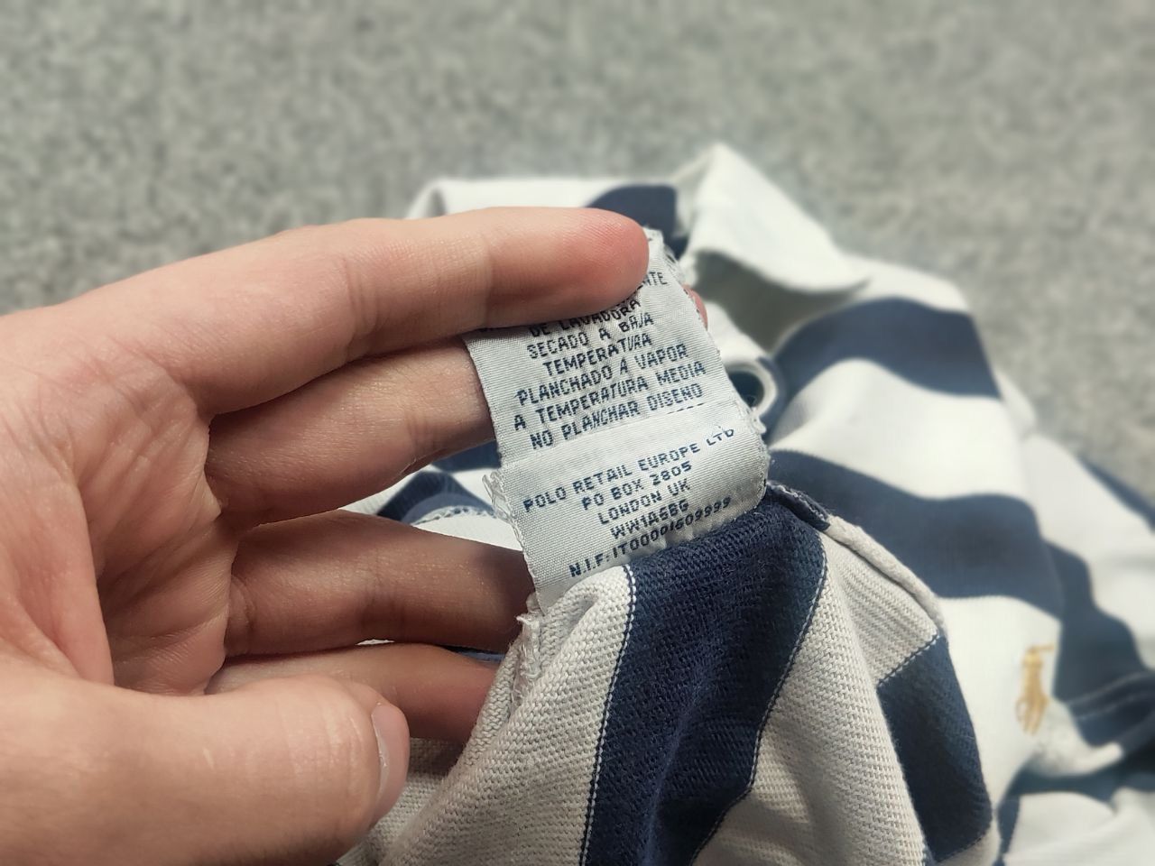 Polo Ralph Lauren Vintage 90's Polo Ralph Lauren Striped Rugby Long sleeve Size US XL / EU 56 / 4 - 18 Thumbnail