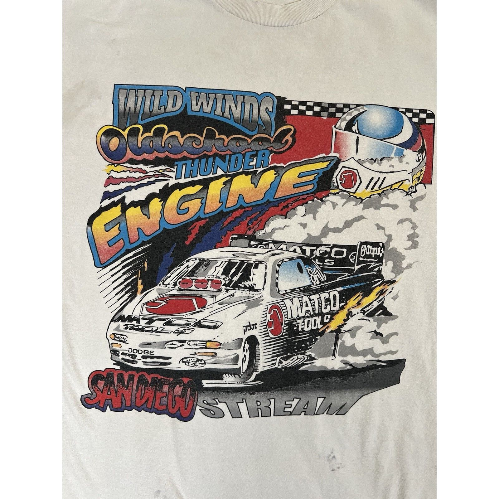 Other Vintage NHRA Drag Race “San Diego Stream” T-Shirt Size XL Ma Size US XL / EU 56 / 4 - 2 Thumbnail