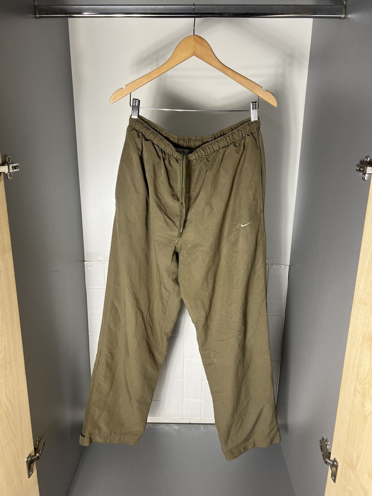 Nike × Vintage VERY RARE NIKE SWEATPANTS RETRO JAPAN STYLE DRILL Y2K 90s Size US 34 / EU 50 - 2 Thumbnail