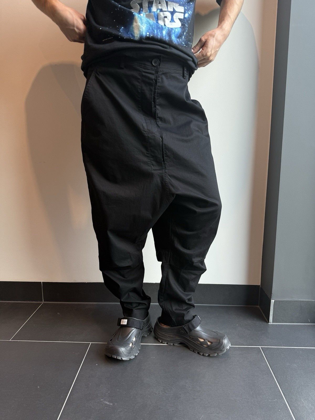 Rundholz Rundholz Black Label Unisex Trousers Avant Garde Black M Size US 32 / EU 48 - 3 Thumbnail