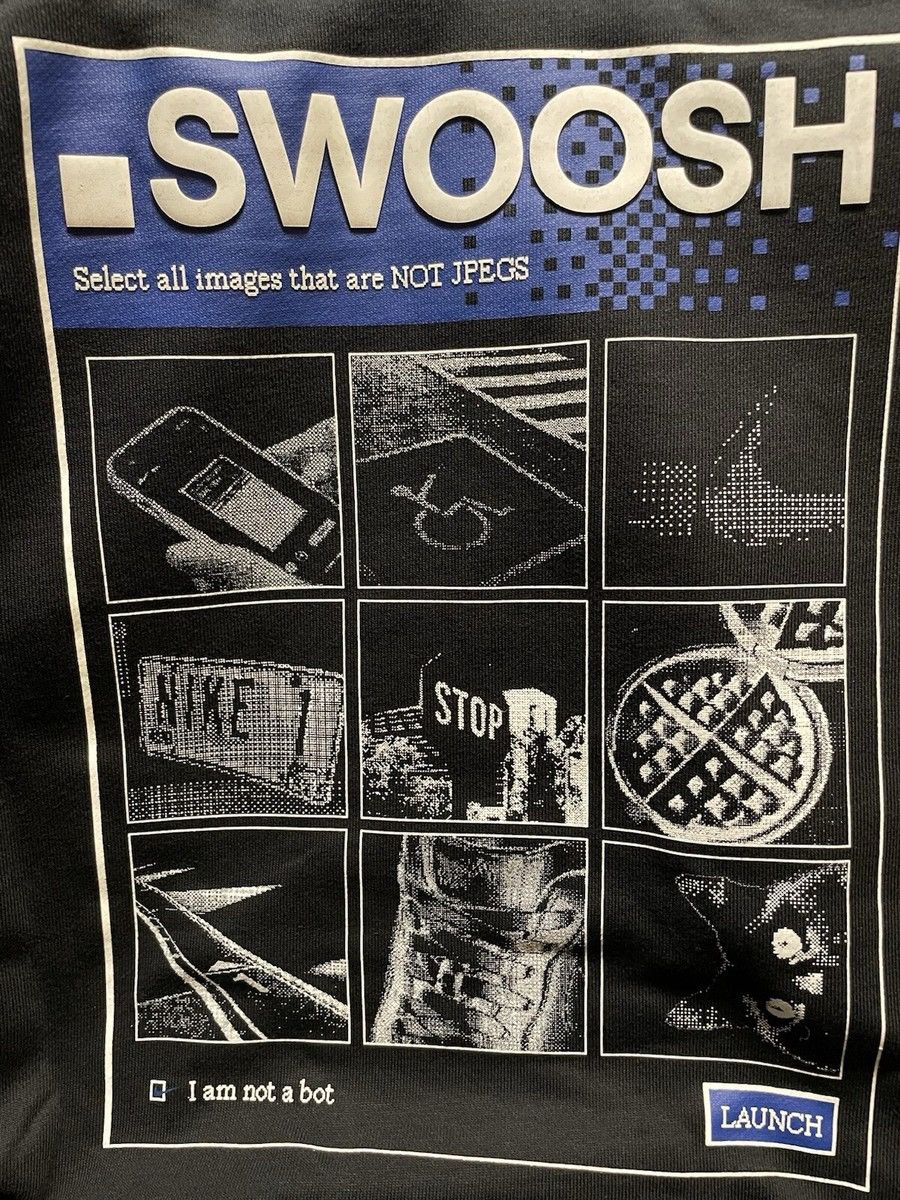 Nike Swoosh "Are you a bot?" Size US M / EU 48-50 / 2 - 2 Thumbnail