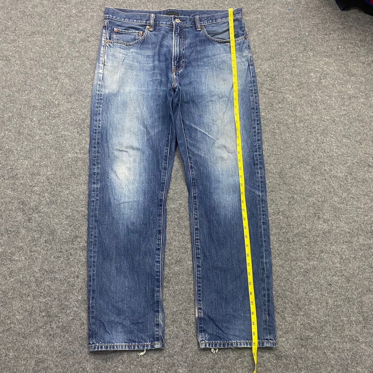 Uniqlo Vintage Uniqlo Jeans Distressed Denim Size US 34 / EU 50 - 3 Thumbnail