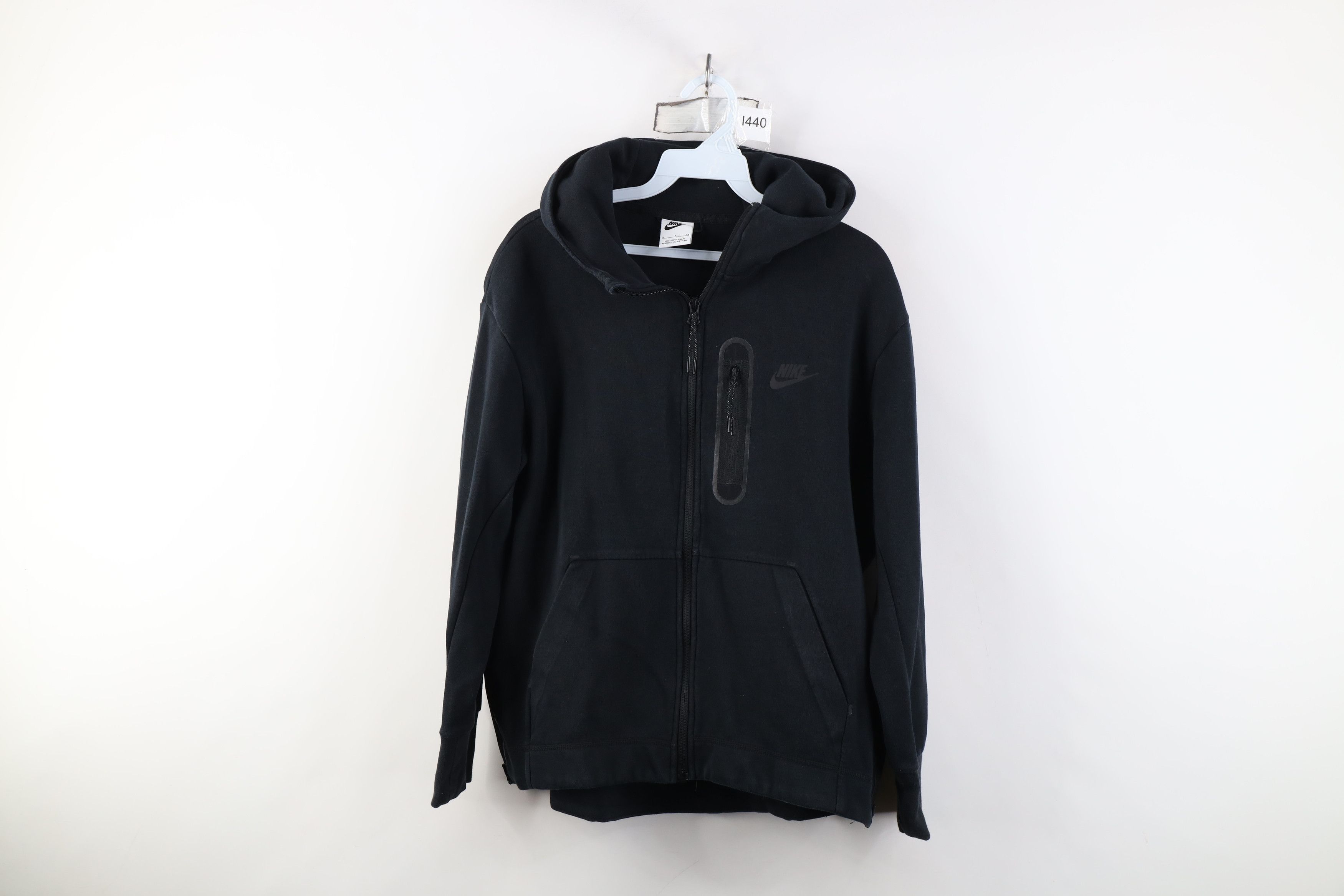Nike Nike Tech Fleece Oversized Full Zip Hoodie Sweatshirt Black Size S / US 4 / IT 40 - 1 Thumbnail
