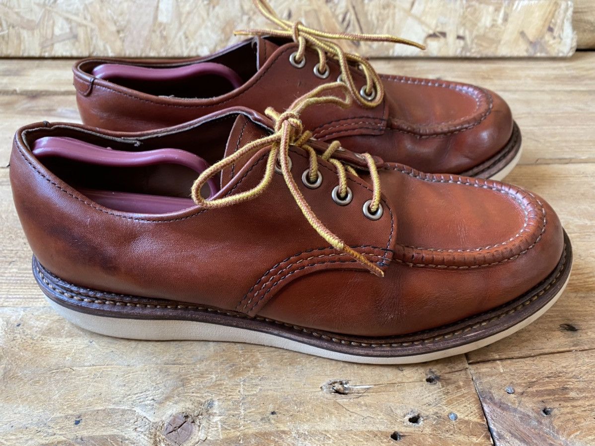 Red Wing Redwing oxford brown casual leather shoes sz 9.5 Size US 9.5 / EU 42-43 - 3 Thumbnail