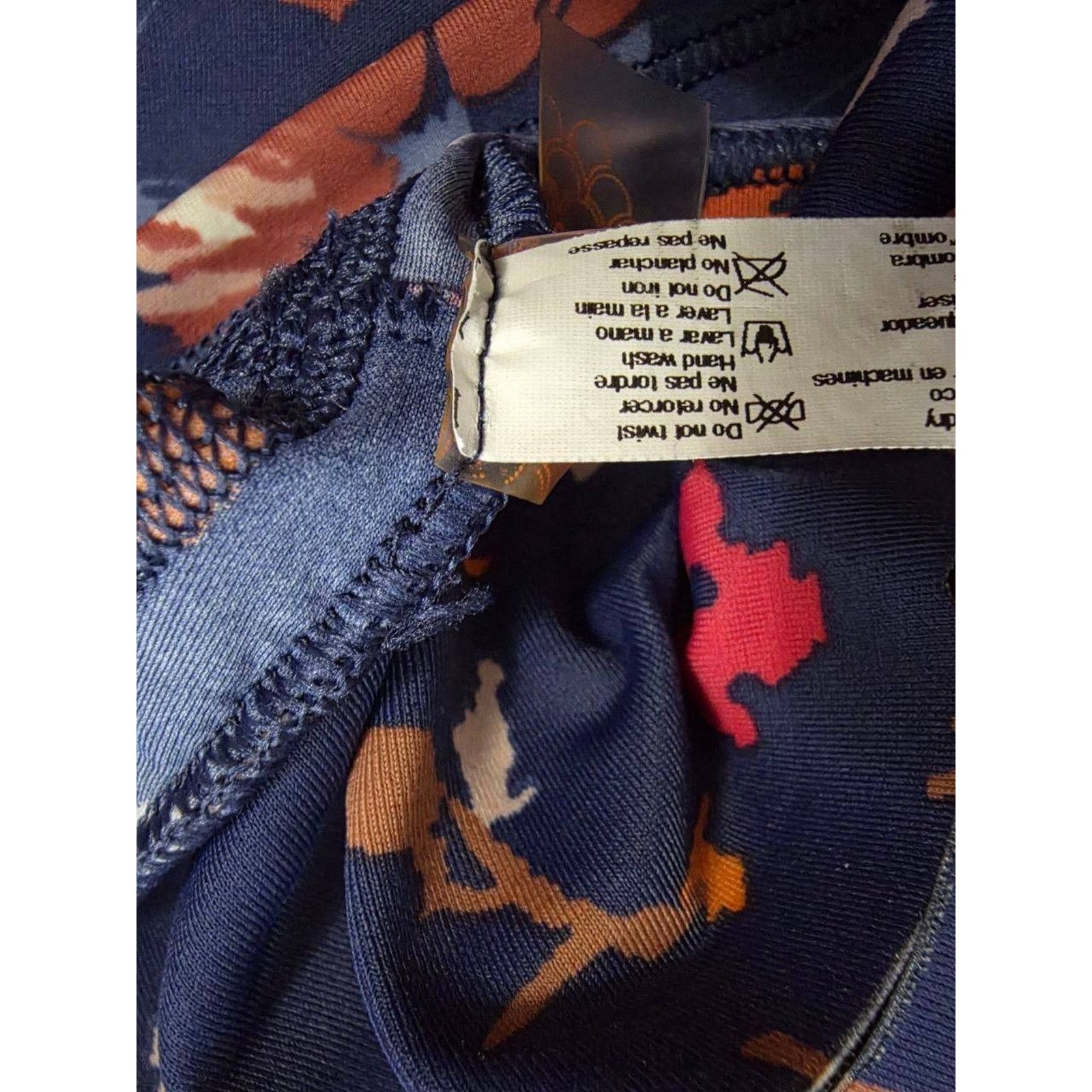 MAATEE & SONS Maaji Women's Y2K Full Leggings Floral Navy Size S A001549 Size 34" / US 12 / IT 48 - 5 Thumbnail