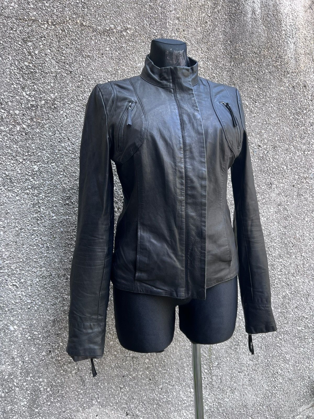 Rick Owens Real Leather Avant Garde Vintage Jacket Size M / US 6-8 / IT 42-44 - 1 Thumbnail