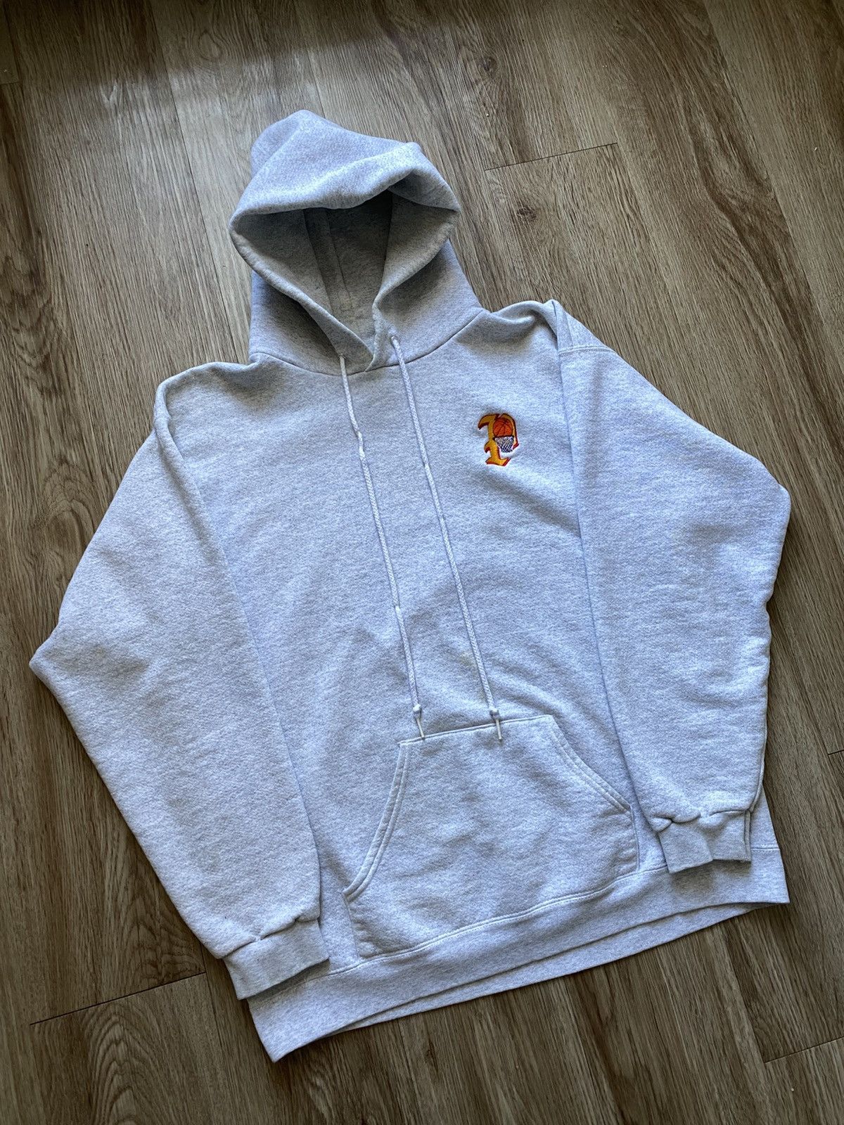Vintage Vintage 90s College Basketball Hoodie Size US L / EU 52-54 / 3 - 2 Thumbnail