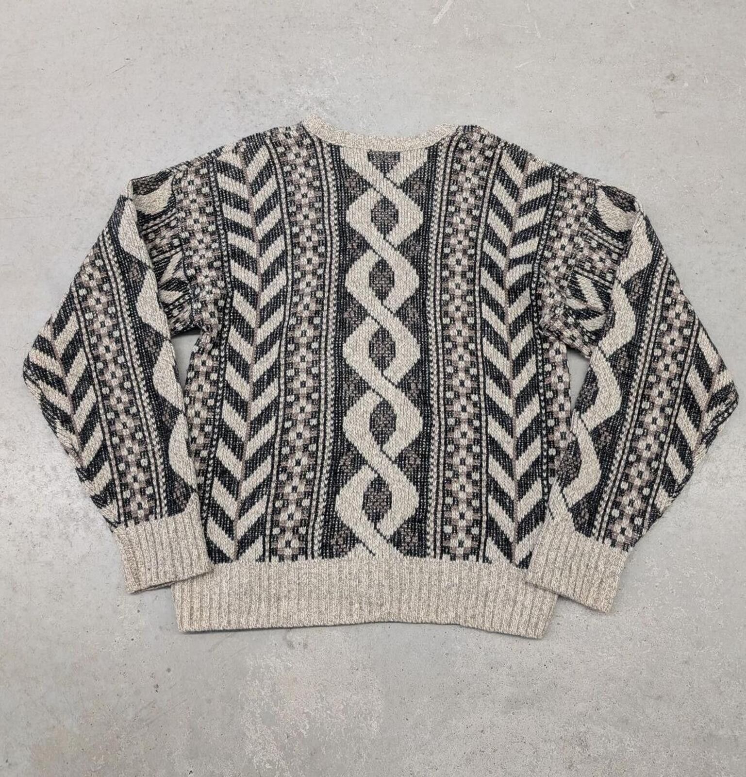 London Fog Vintage 90s London Fog USA Patterned Knit Sweater Size US M / EU 48-50 / 2 - 2 Thumbnail