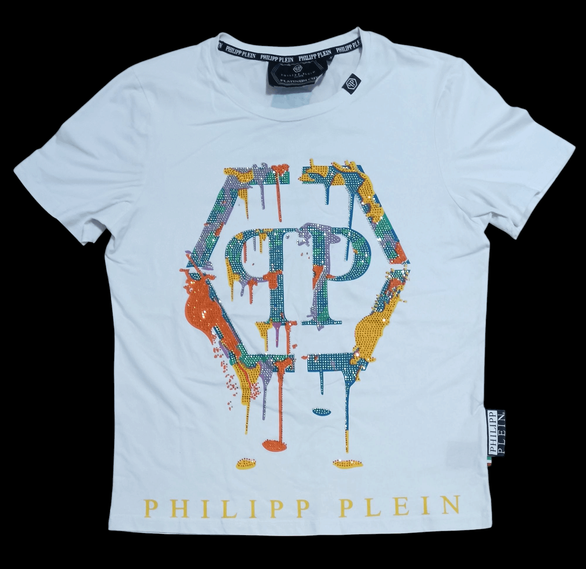 PHILIP PLEIN PLATINUM CUT SKULL SHIRT