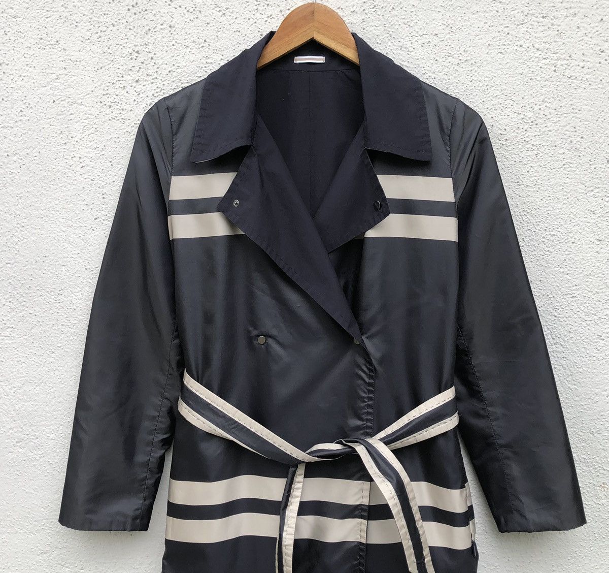 Max Mara MaxMara / Reversible Nylon Coat, Navy, Dark Blue Jacket Size S / US 4 / IT 40 - 6 Thumbnail