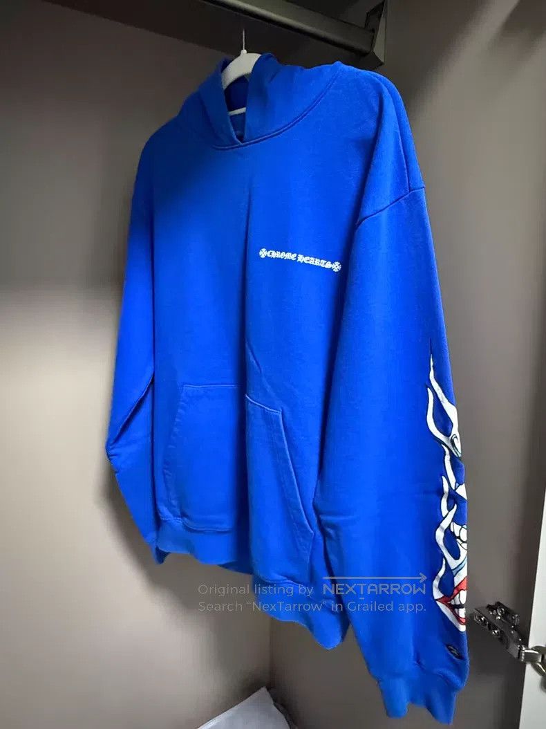 Chrome Hearts CHROME HEARTS Size M Flame-printed hoodie Size US M / EU 48-50 / 2 - 2 Thumbnail