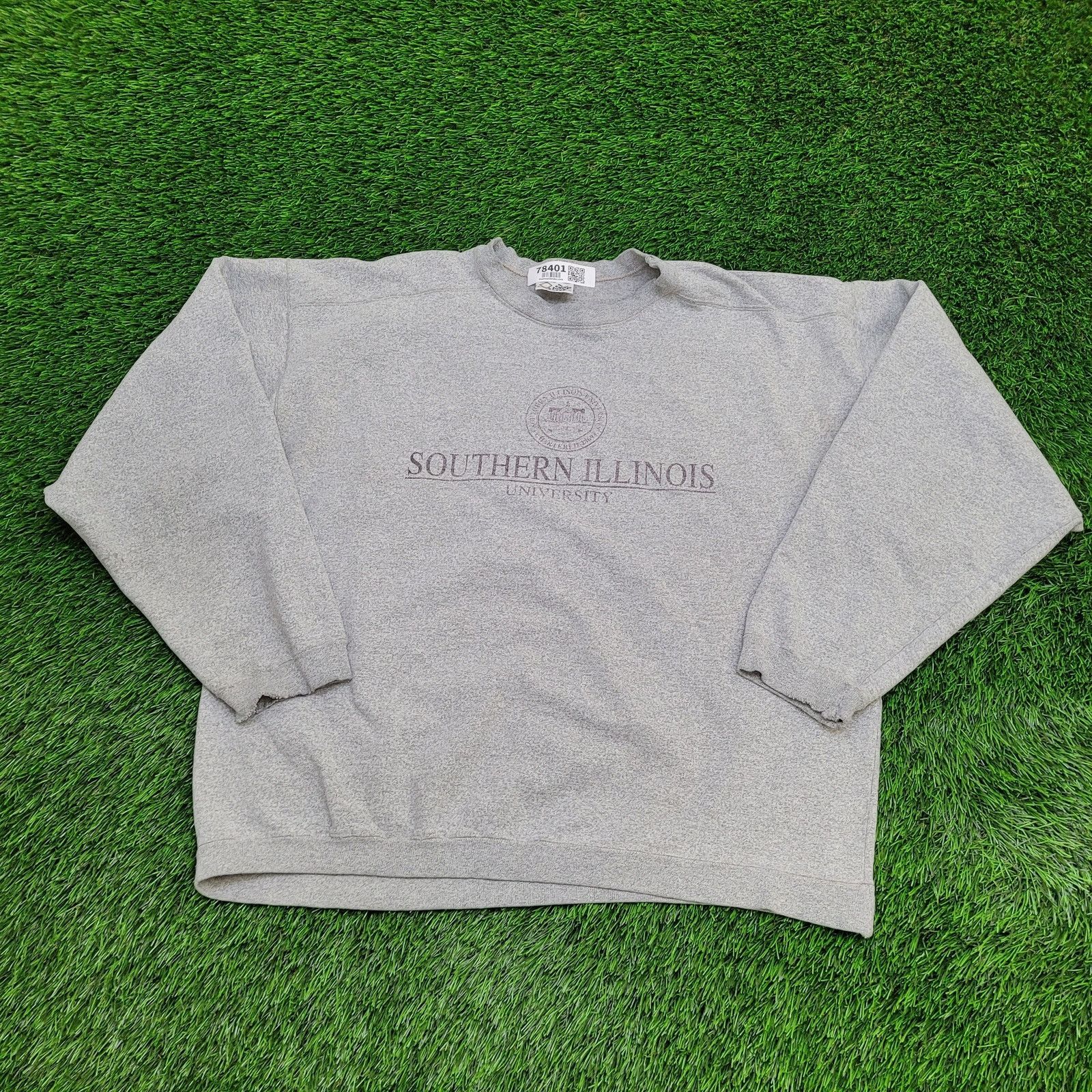 Vintage Vintage Southern Illinois Sweatshirt XL 25x25 Baggy Boxy Size US XL / EU 56 / 4 - 1 Thumbnail