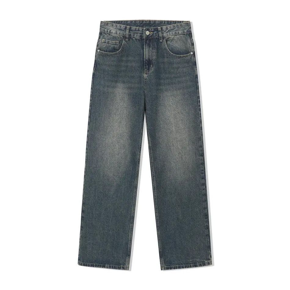 Japanese Brand Retro loose straight leg jeans Size US 32 / EU 48 - 4 Thumbnail