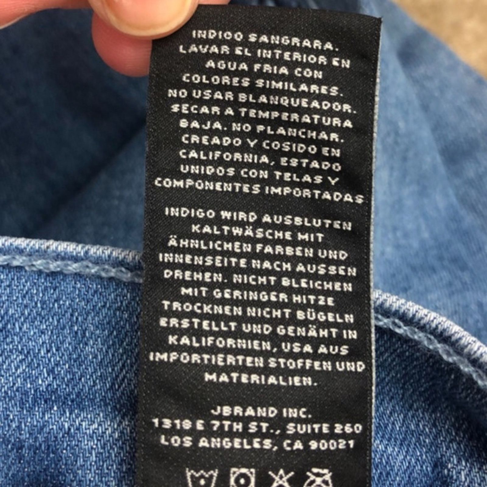 J Brand New with tag J Brand Women’s High Rise Star Braid Jeans Size 26" / US 2 / IT 38 - 15 Thumbnail