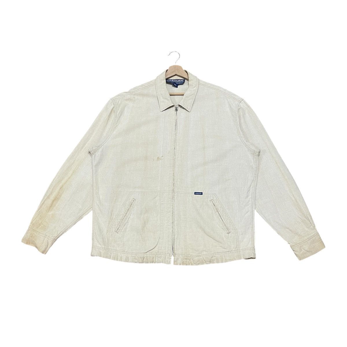 Nigel Cabourn Vintage Nigel Cabourn 80’s Linen Cotton Work Chore Jacket Size US XXL / EU 58 / 5 - 1 Thumbnail