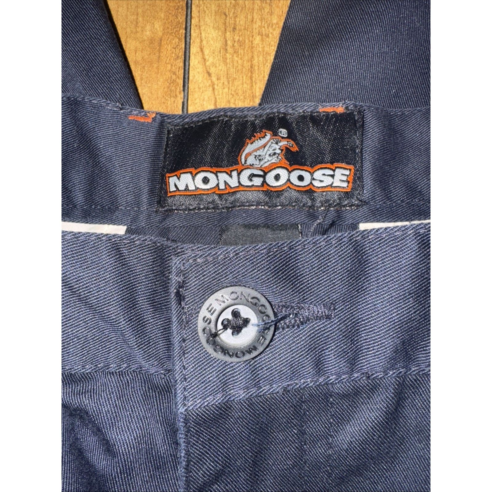 Vintage Vintage Mongoose BMX Chino Pants 32x27 Blue Y2K Skate Rare Size US 32 / EU 48 - 5 Thumbnail