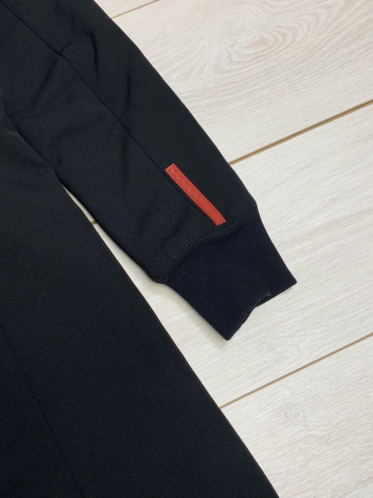 Prada Archival Prada Linea Rossa Nylon Quilted Long Jacket Black Size M / US 6-8 / IT 42-44 - 15 Thumbnail