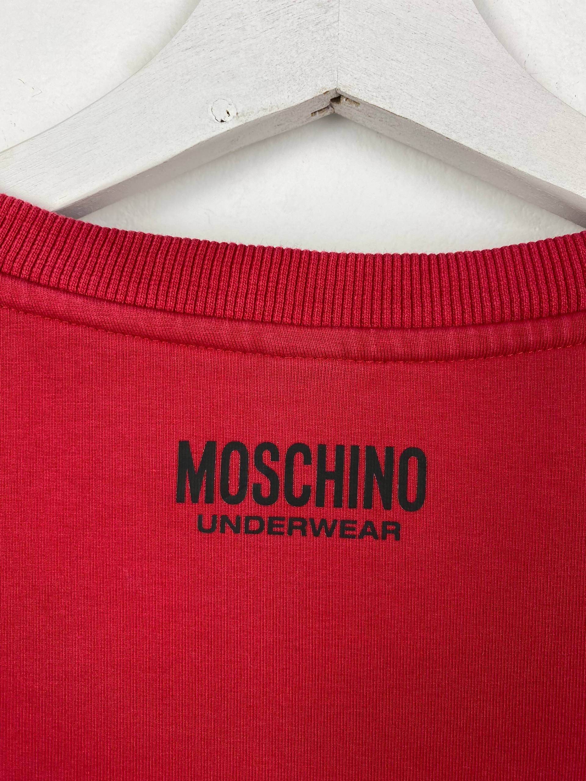 Moschino Moschino Underwear Sweatshirt Logo Tape Old Money Size L Size US L / EU 52-54 / 3 - 7 Thumbnail