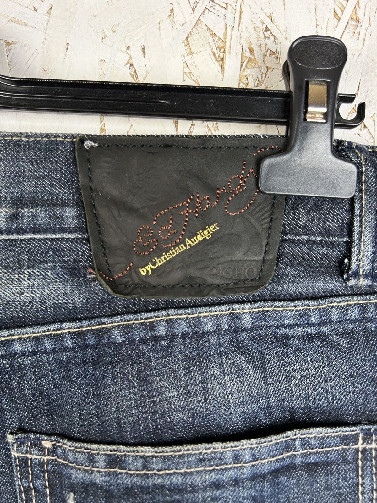 Christian Audigier Vintage Ed Hardy Christian Audigier Tattoo Embroidery Jeans Size US 36 / EU 52 - 7 Thumbnail