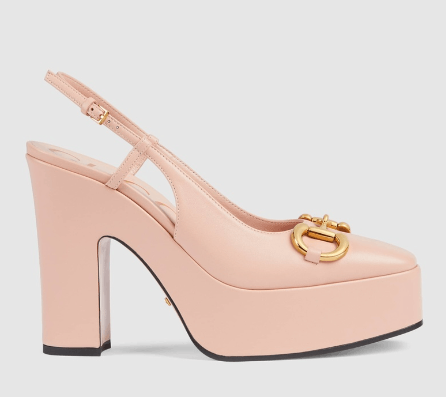 Gucci o1s1wg110125 High Heel Pumps in Light Pink Size US 10 / IT 40 - 1 Thumbnail