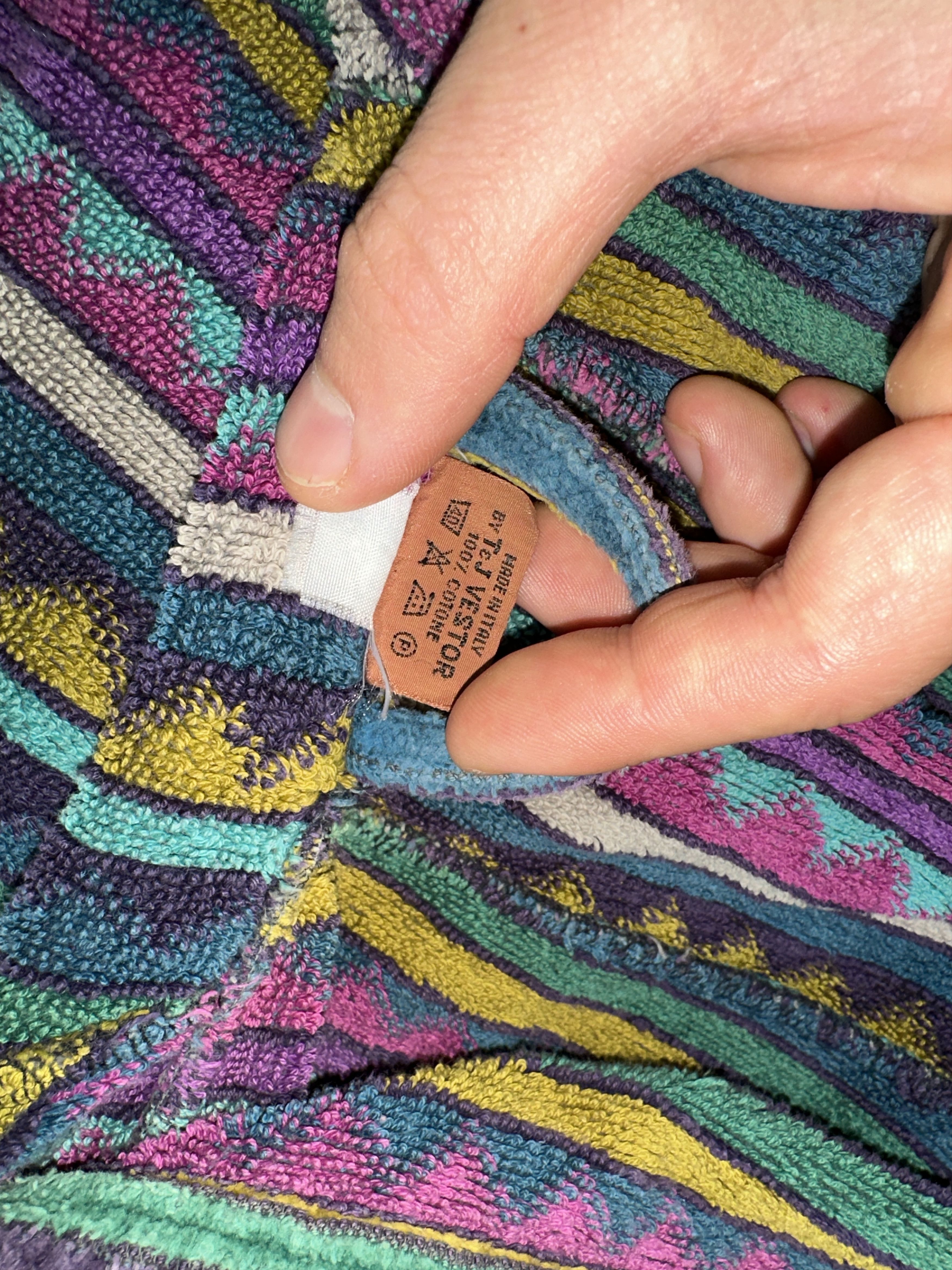 Missoni Missoni Hooded Belted Knit Robe Unisex Bathrobe Size S Size ONE SIZE - 14 Thumbnail