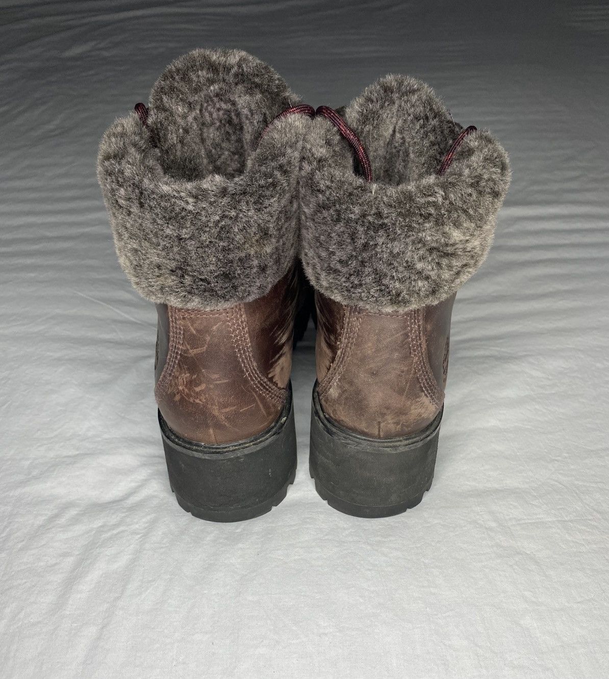 Timberland Timberland Brown Kinsley Waterproof Mid Hiker Boot Faux Fur Size US 8.5 / IT 38.5 - 6 Thumbnail