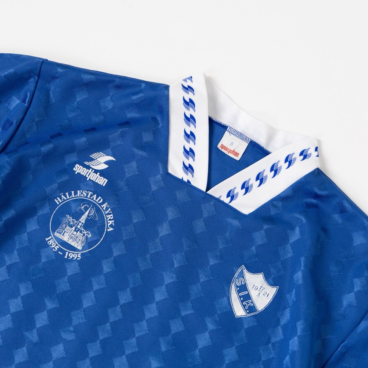 Vintage Vintage 90s Swedish Sportjohan Sonstorps IK Soccer Jersey Size US L / EU 52-54 / 3 - 3 Thumbnail