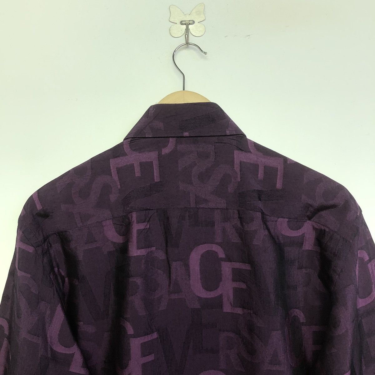 Versace VERSACE COLLECTION SPELLOUT BUTTON SHIRT Size US L / EU 52-54 / 3 - 8 Thumbnail