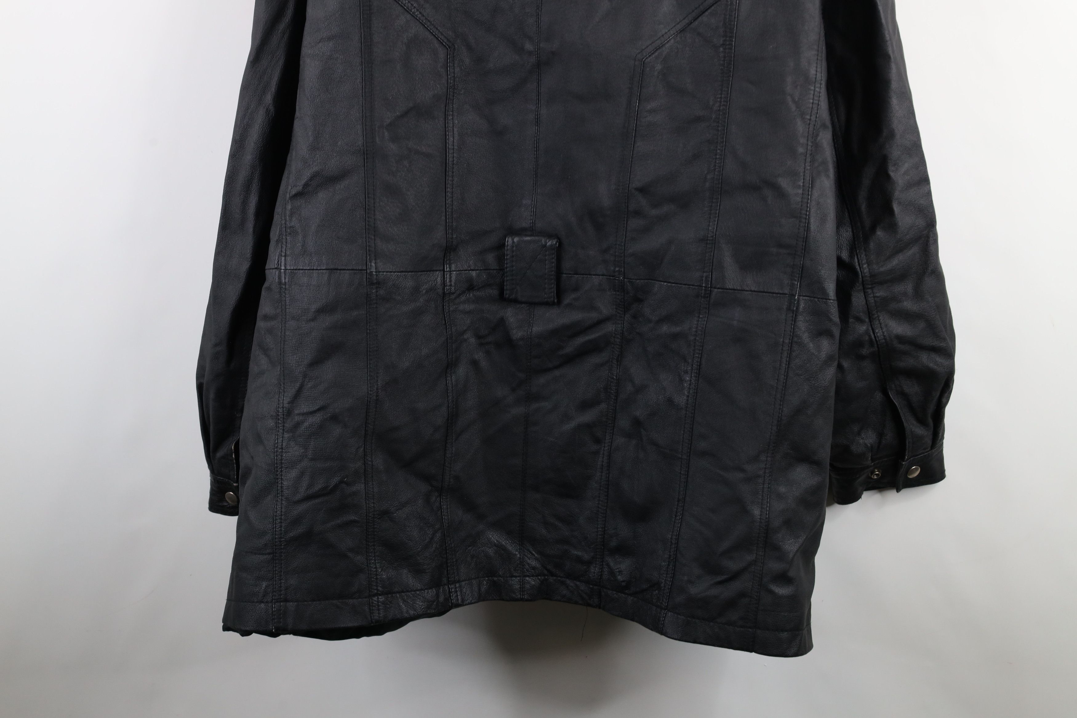 Vintage Vintage 90s Streetwear Full Zip Leather Chore Barn Jacket Size US XXL / EU 58 / 5 - 16 Thumbnail