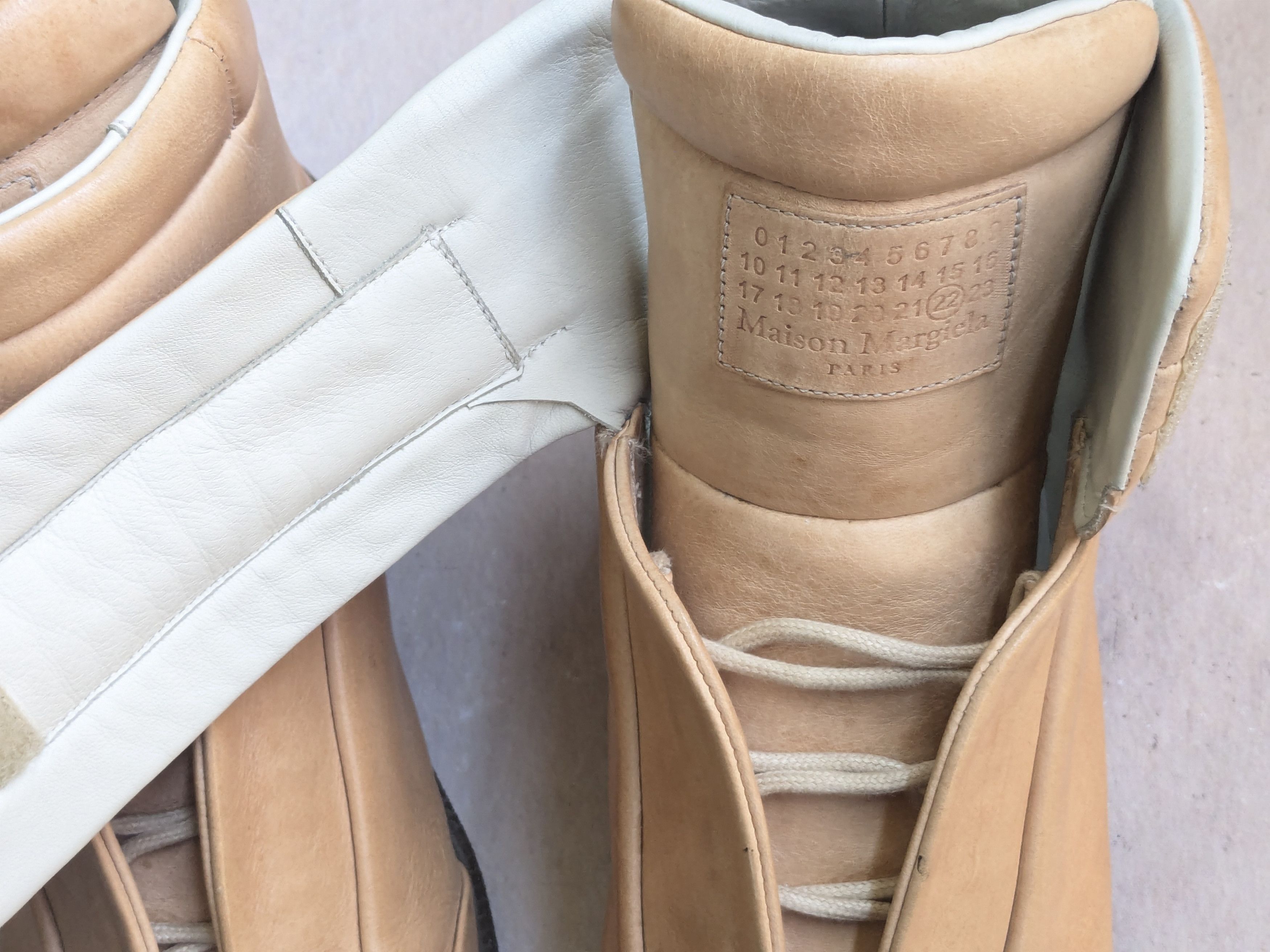 Maison Margiela Maison Margiela Future Tan Brown Leather 14 47 Italy High Size US 14 / EU 47 - 5 Thumbnail