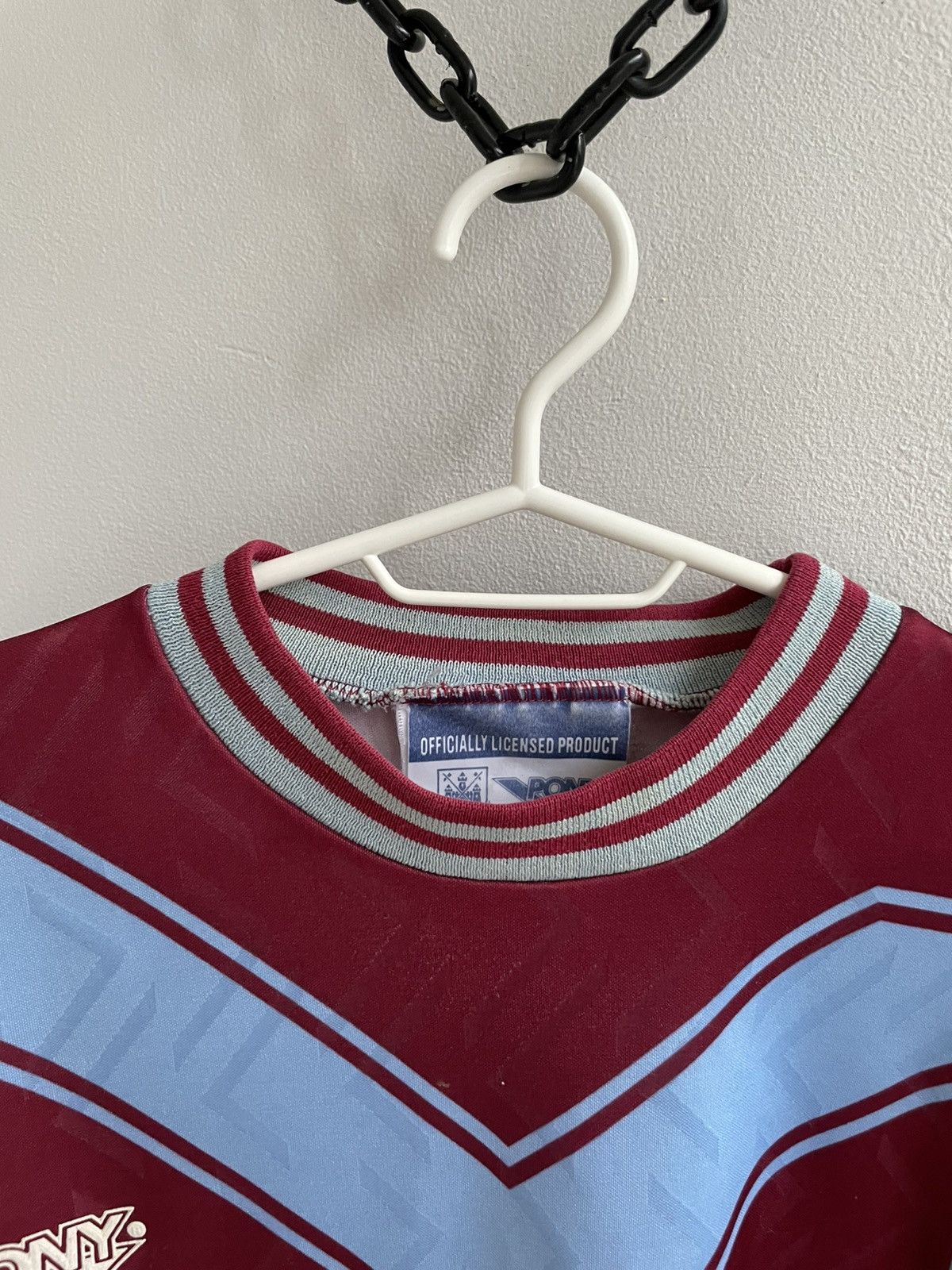 Vintage West Ham United 1993 1994 1995 Football Shirt Soccer Jersey Size US XXL / EU 58 / 5 - 7 Thumbnail