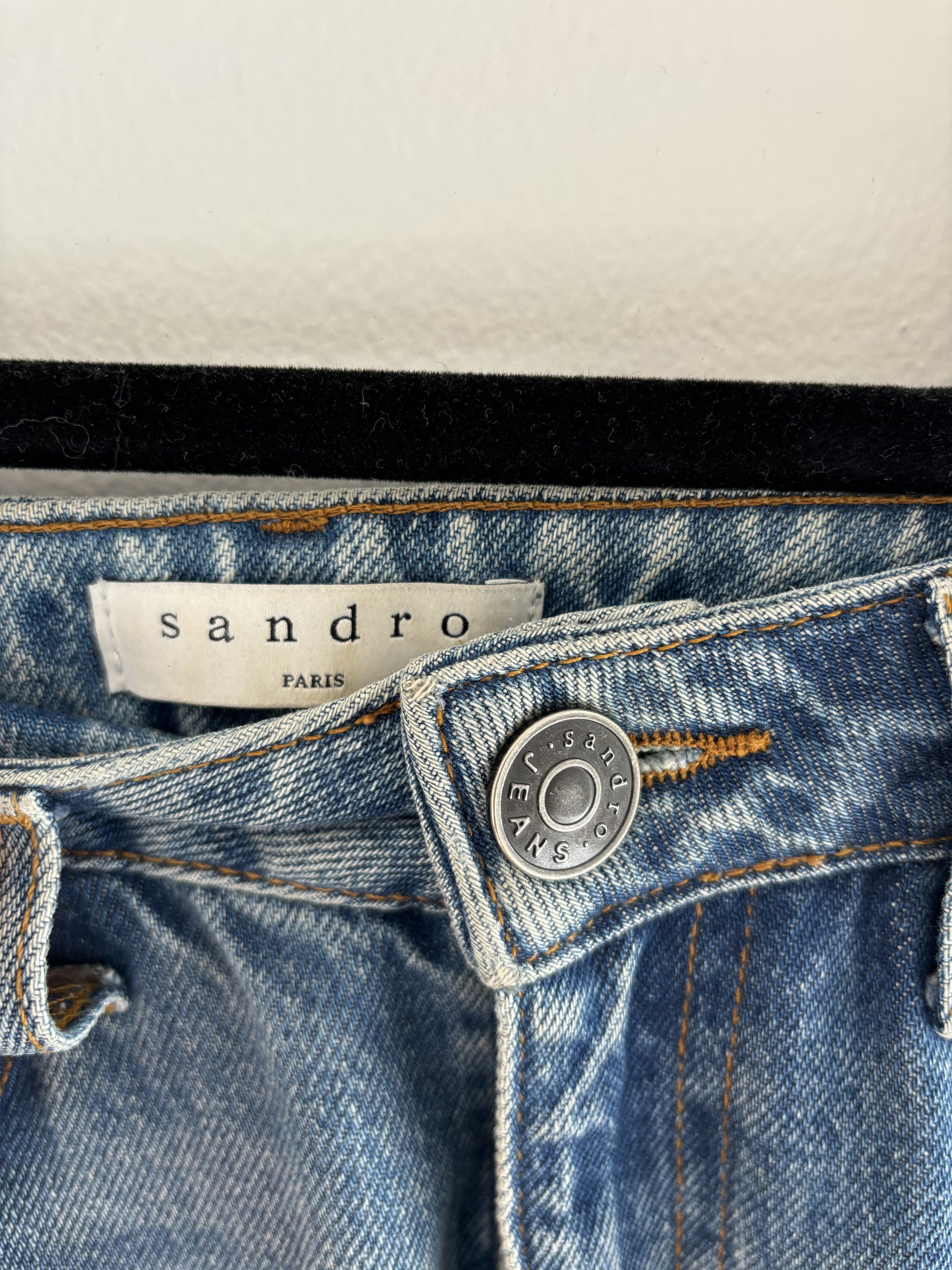 Sandro Sandro star knee Jeans Size 24" / US 00 / IT 34 - 2 Thumbnail