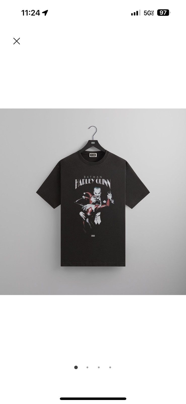 トップス KITH Batman Harley Quinn Vintage Tee M Batman | Kith Harley Quinn Vintage Tee T-Shirt Black Size