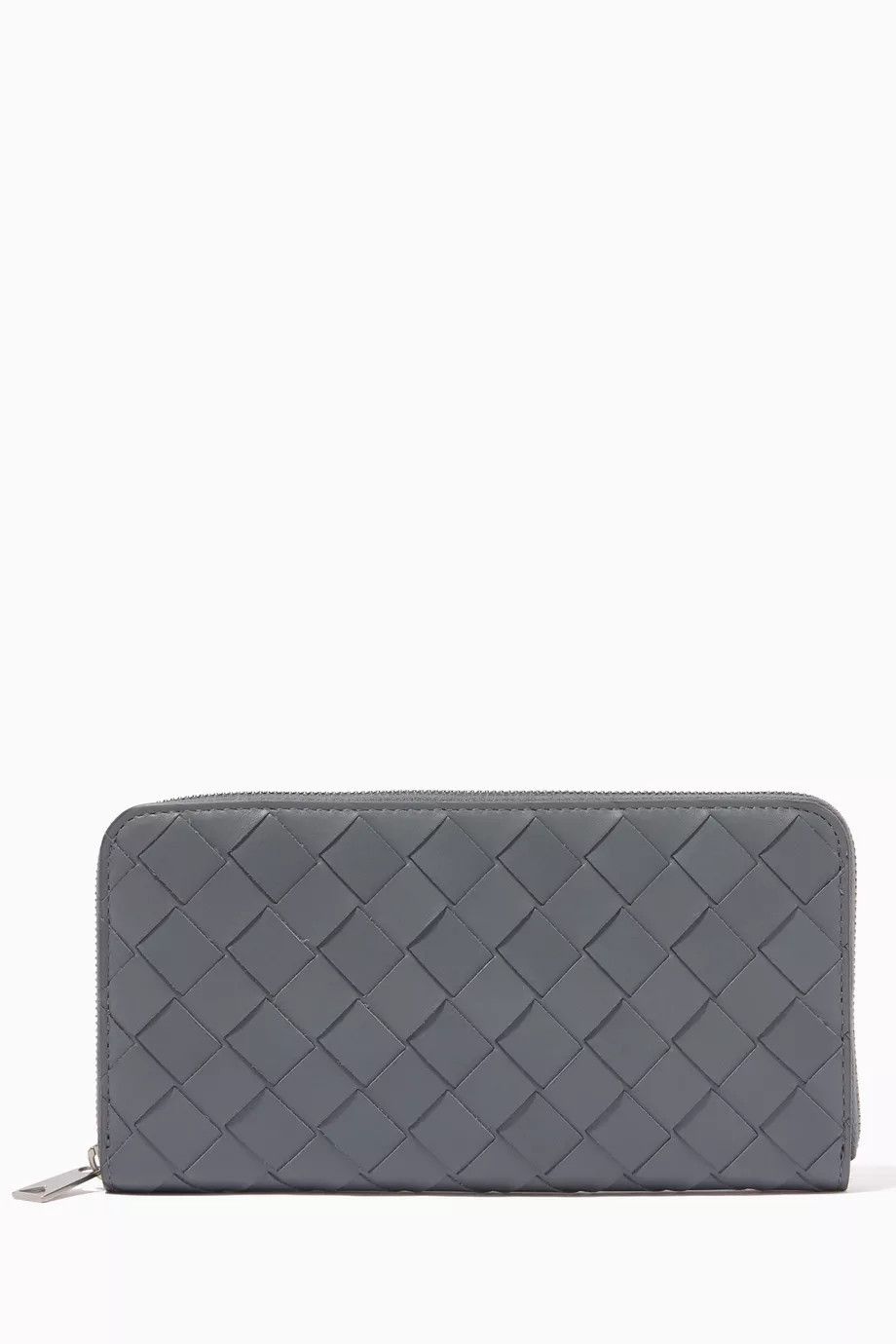 Bottega Veneta o1n1vont1124 Size: OS / Zip Around Wallet in Grey Size ONE SIZE - 1 Thumbnail
